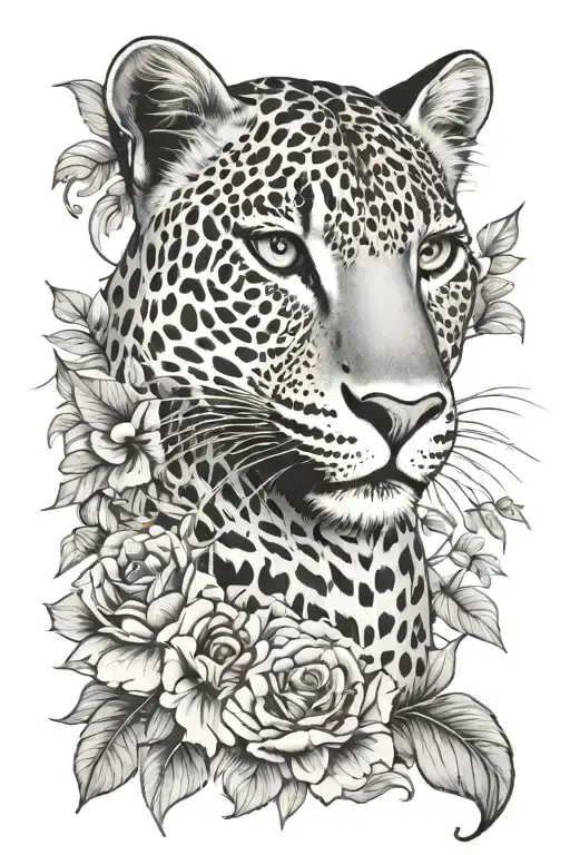 Leopard Feminine Floral