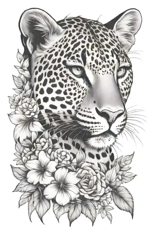 Leopard Feminine Floral