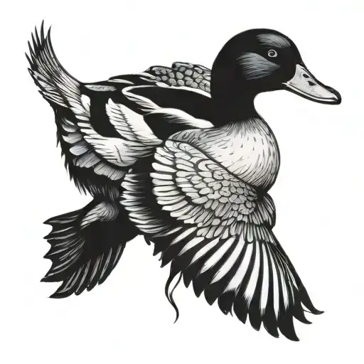 Duck Representing My Son Holding Hands