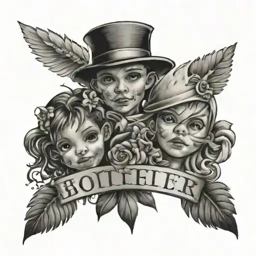 Brother And 2 Kids Names