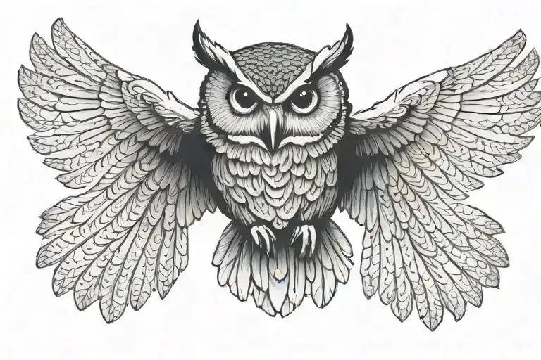 Owl Flying