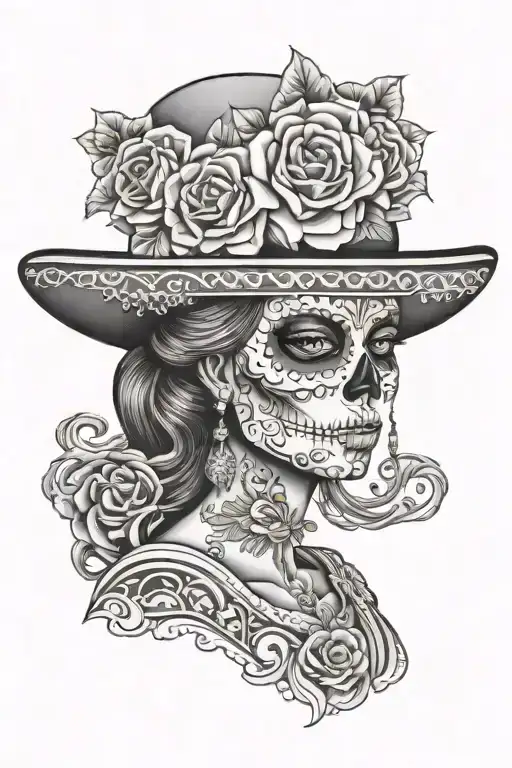 The Catrina Mexican Woman