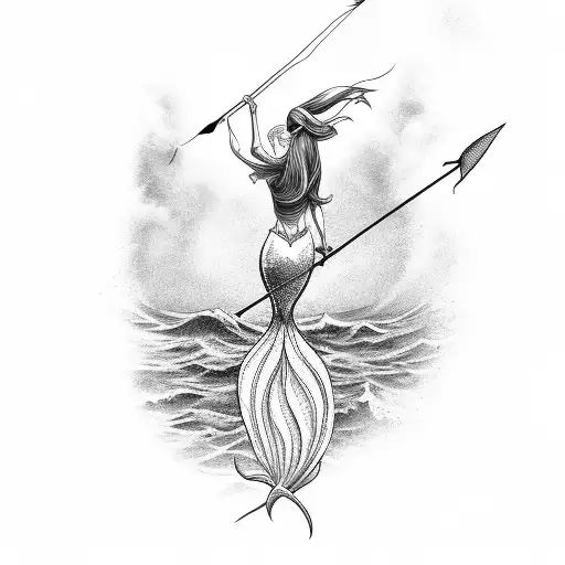 Mermaid With An Arrow