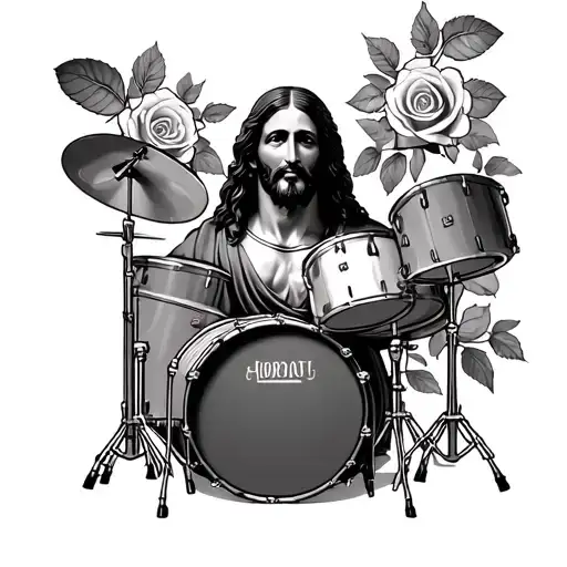 Jesus And Roses And Drums
