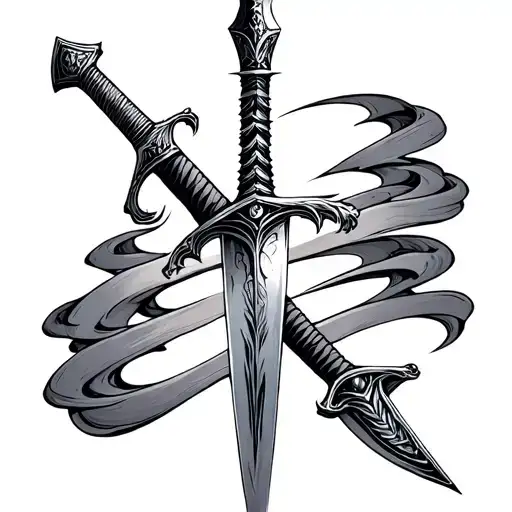 Sword Tattoo Design