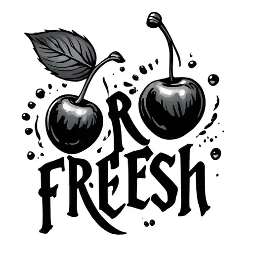 Word Fresh With Two Cherries