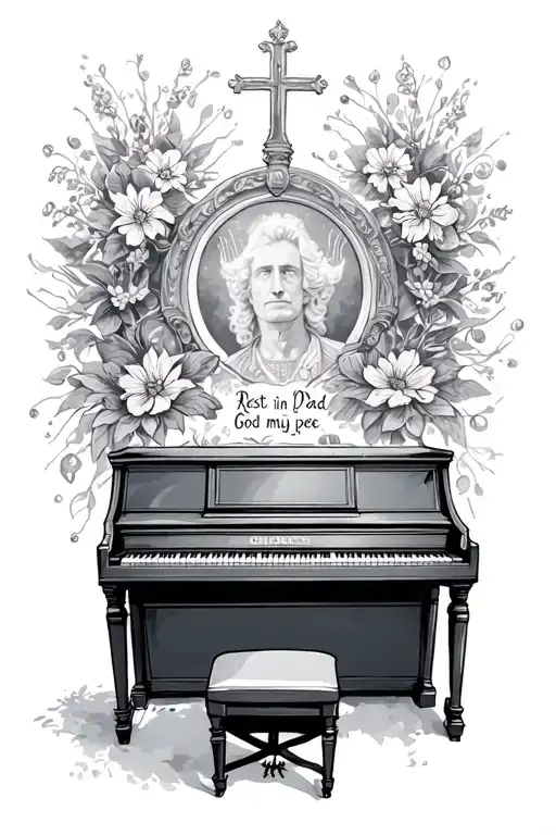 Rest In Peace Dad Piano To God My King