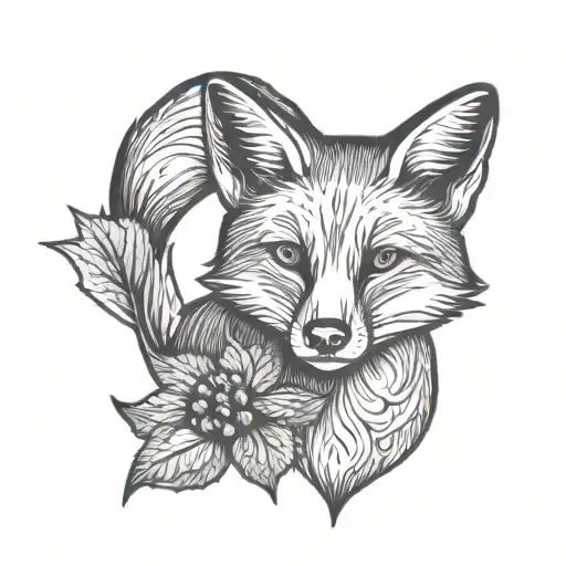 Fox With Fig Leaf