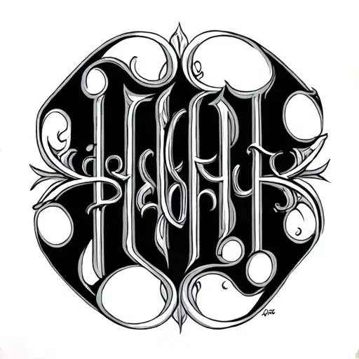 Two Word Ambigram Generator