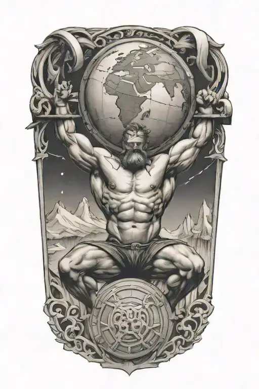 Atlas Holding Up The World