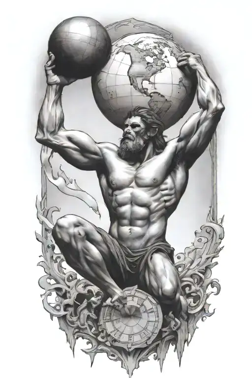 Atlas Holding Up The World
