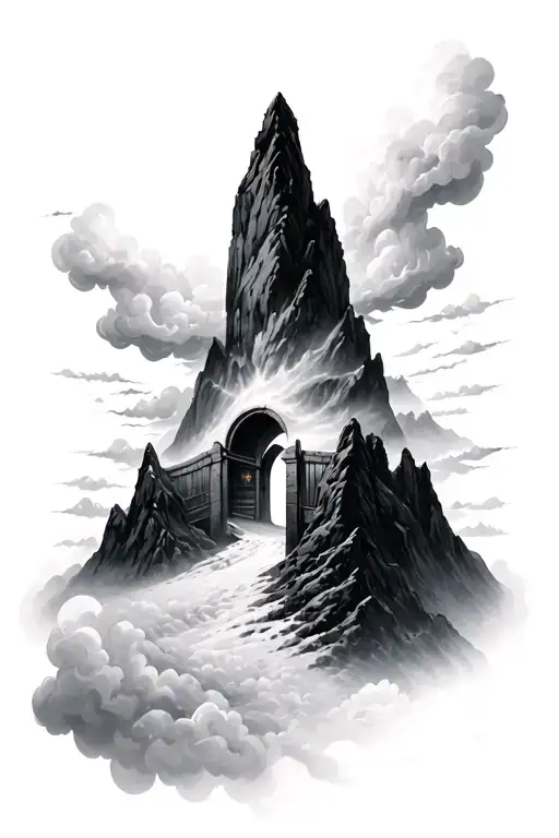 Pheniox Gates Mountain And Clouds