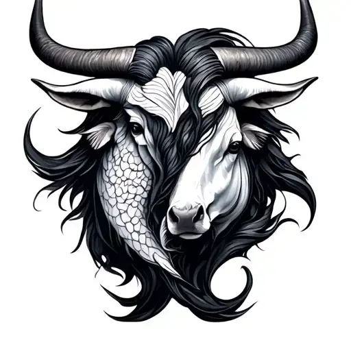 Taurus And Pisces Symbol