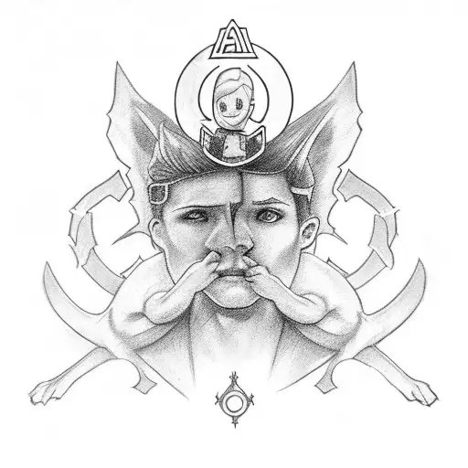 A Chest Nordic Desing That Includes Mythology And References My Two Children Boy And Girl