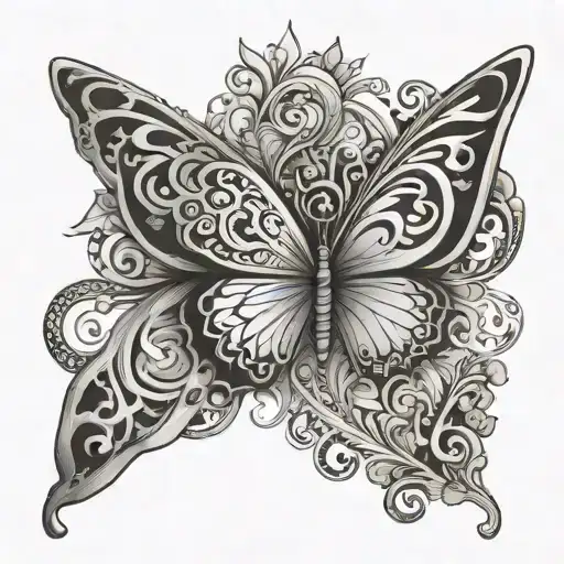 Butterfly Infinity Symbol
