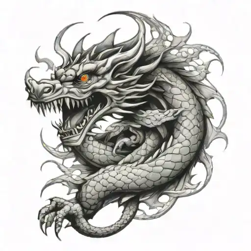Dragon Coiled
