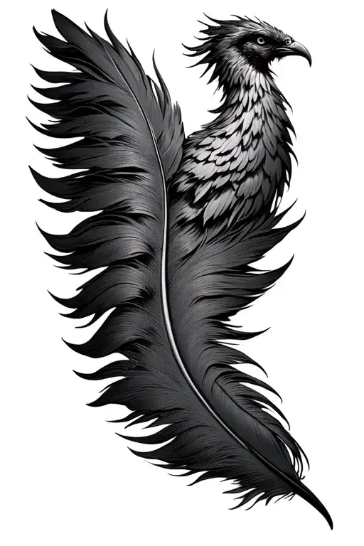 Phoenix's Feather From Ash