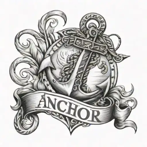 Anchor With Jared Name Written