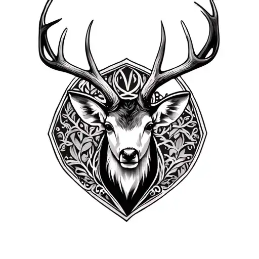 Deer Antler Collar Bone