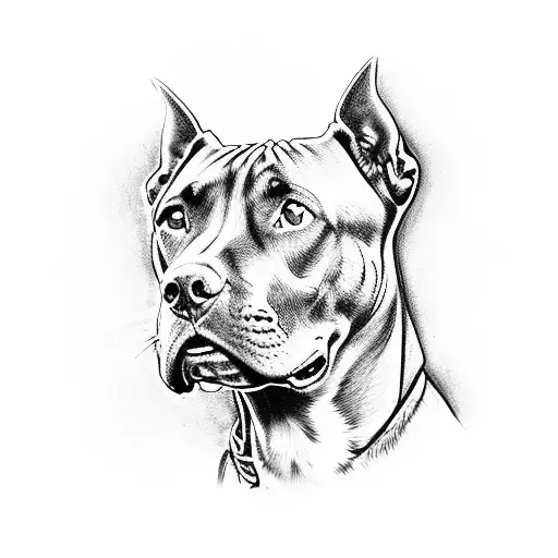 A Gangster Rapper With A Pitbull And Doberman As Bodyguards