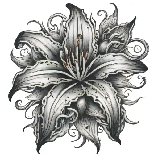 Tree Tiger Lily Flower