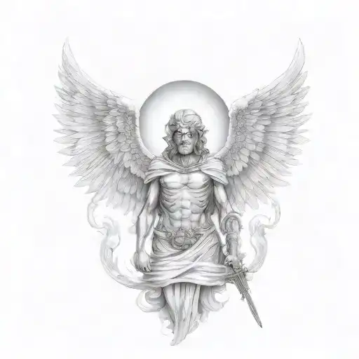 Angel Of Death Wide Wings Ancient Greek Mythology