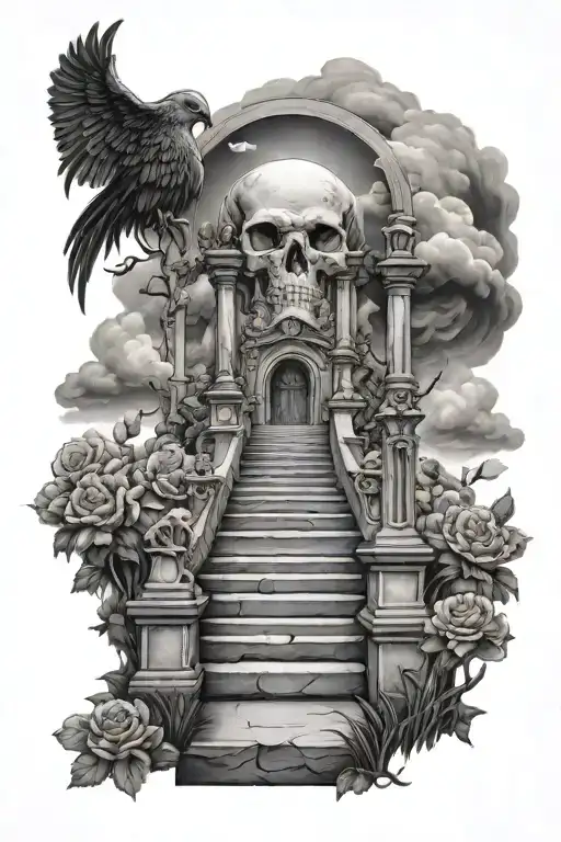 Graveyard Stairway To Heaven Memorial