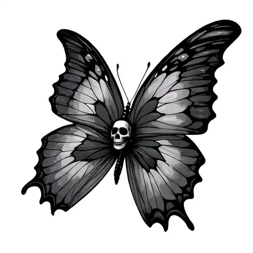 Skull Butterfly