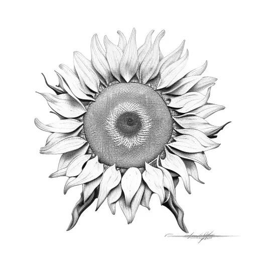 Sunflower And Thorn Vine