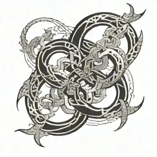 Kaizen Symbol Intertwined