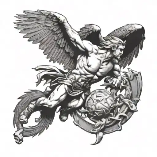 Prometheus Is Eaten By An Eagle