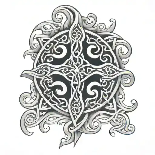 Celtic Knee To Ankle Sleeve