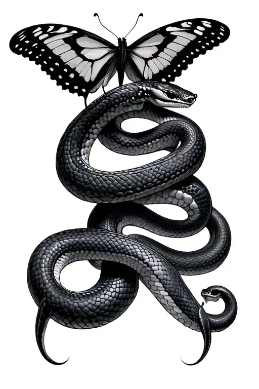 Butterflyes Taht Become A Snake