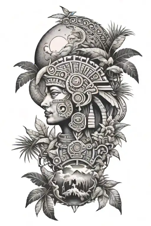 Aztec Jungle Rainforest Moon