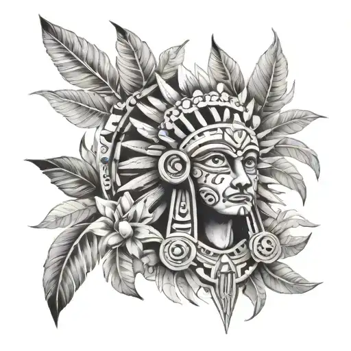 Aztec Rainforest Half Sleeve