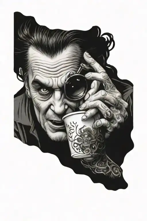 Ozzy Drinking Coffee Tired