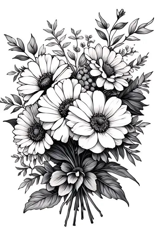 Birth Flower Bouquet