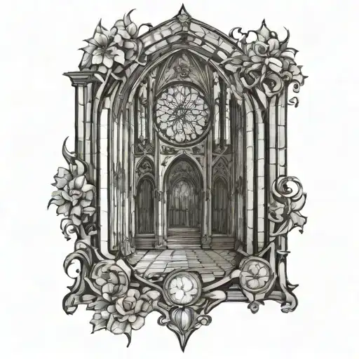 Gothic Cathedral Stained Glass