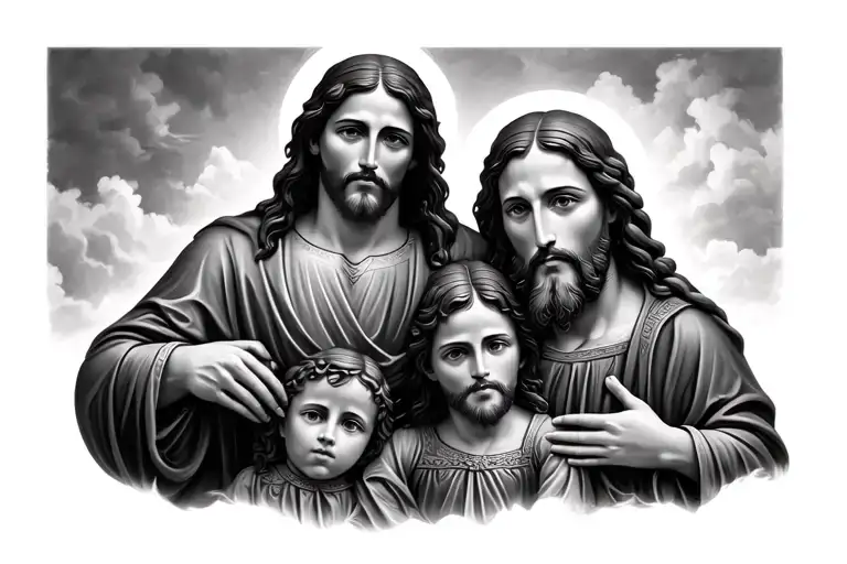 Jesus Christ And Family