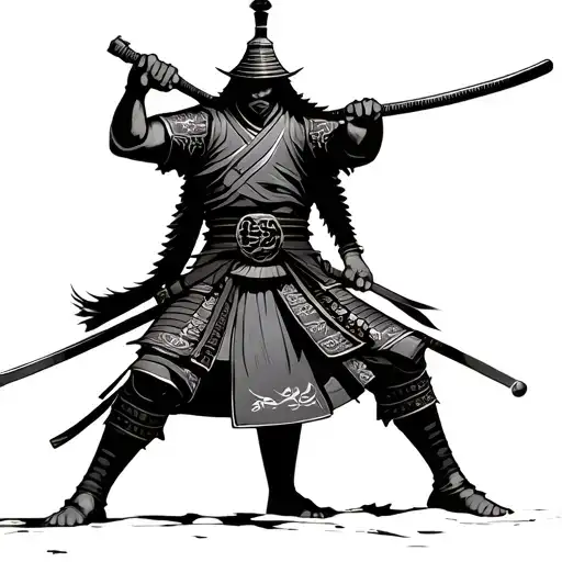 Samurai Warrior Standing