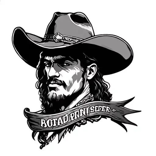 Western Tattoo Design