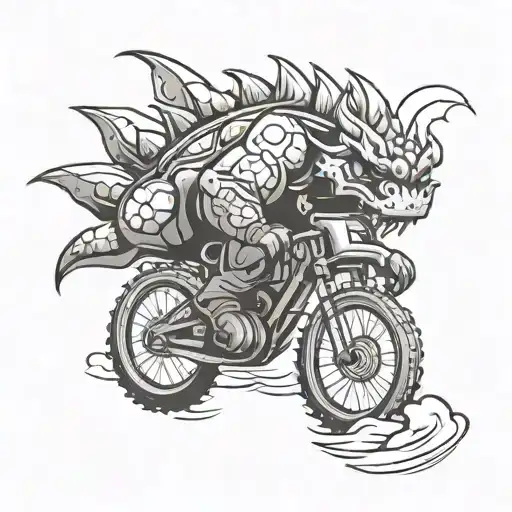 Bowser On Downhill Mountain Bike Racing