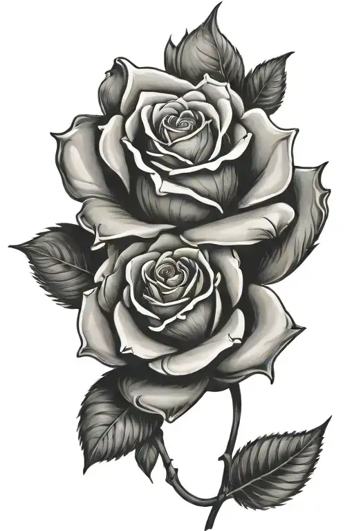 A Compas Over The Rose Made Of Money