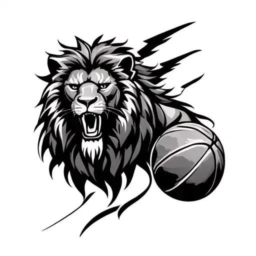 Gladiator Basketball Lion