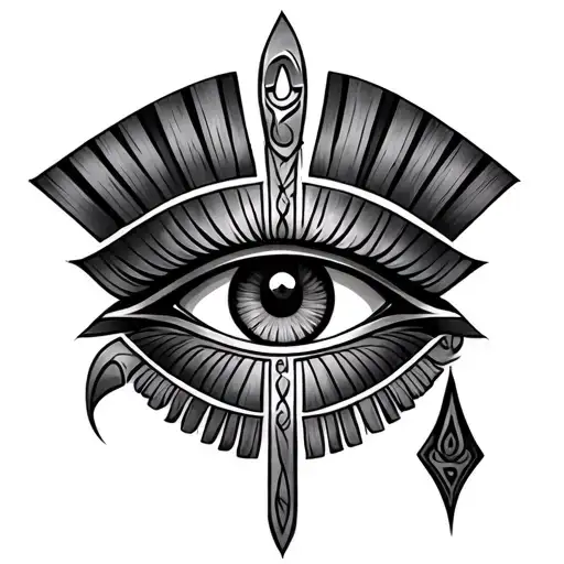 Eye Of Ra Horus Ankh Symbol