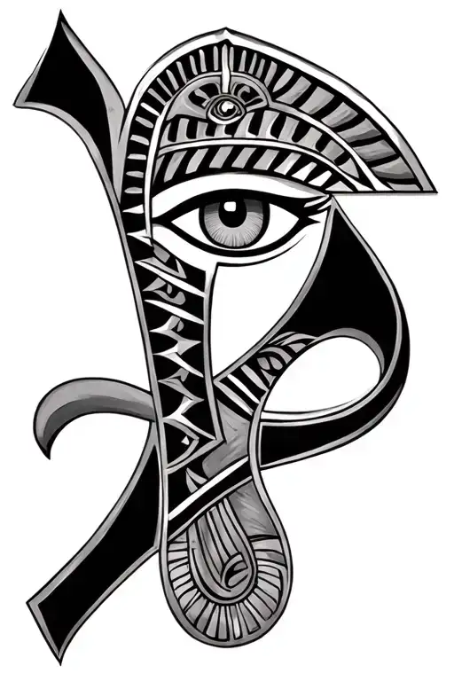 Eye Of Ra Horus Ankh Symbol