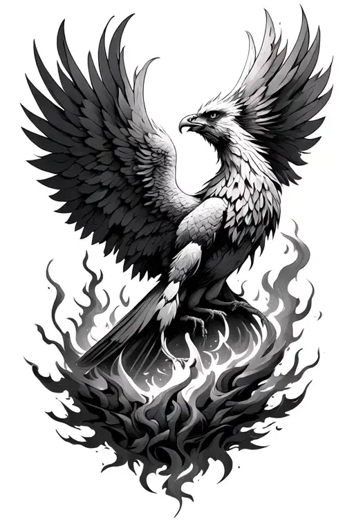 Phoenix Rising From The Ashes