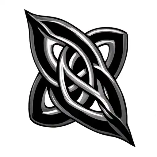 Celtic Father's Knot Intertwined Representing