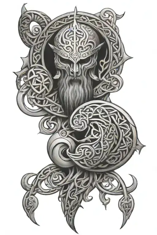 Celtic Viking Full Arm Sleeve