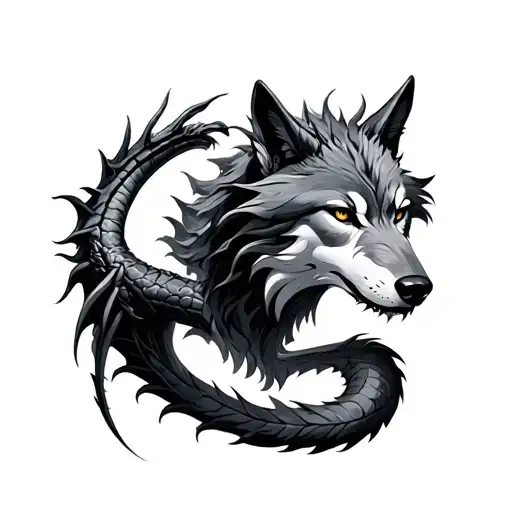 Wolf And Dragon